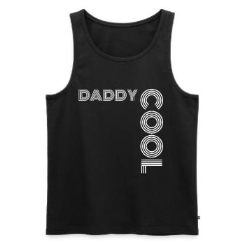 Daddy Cool Father Gift - Men's Premium Organic Tank Top - black - Front - AI Model Male 178 light (178cm)