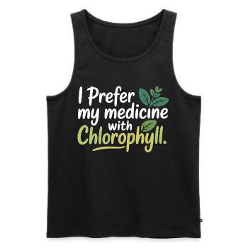 Zertifizierte klinische botanische Pharmakologie-Ausrüstung - Männer Premium Bio Tank Top - Schwarz - Vorne - AI Model Male 178 light (178cm)