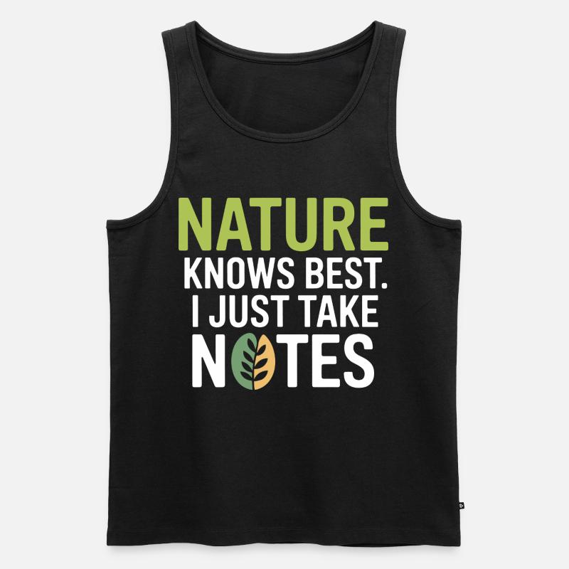 Certified Clinical Biological Systems Observer  - Men's Premium Organic Tank Top - black