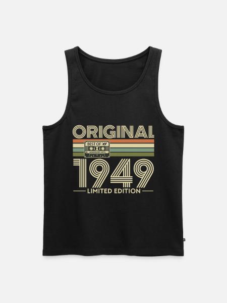 Original 1949 Limited Edition Retro - Men's Premium Organic Tank Top - black