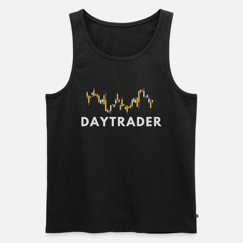Trader - Trading Börse Aktien - Männer Premium Bio Tank Top - Schwarz