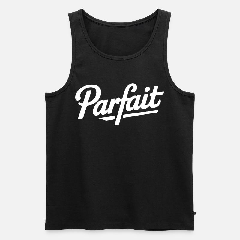perfekt - Männer Premium Bio Tank Top - Schwarz