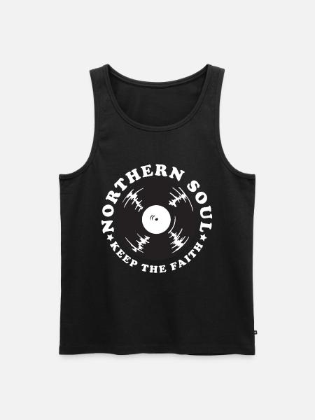 Northern Soul Vintage - Men's Premium Organic Tank Top - black