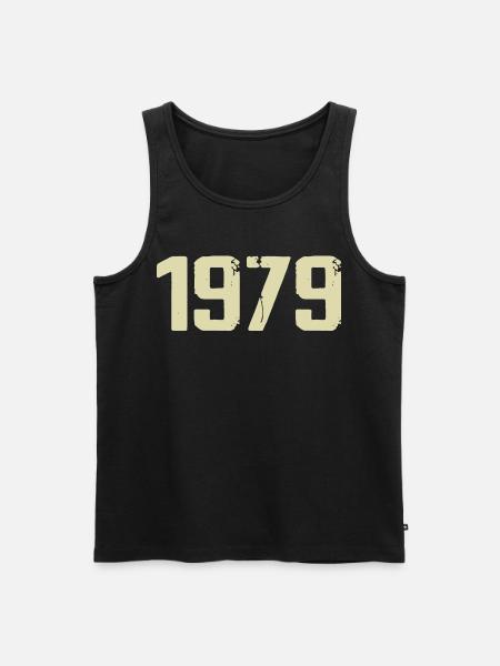 Jubilé 1979 - Débardeur bio Premium Homme - noir