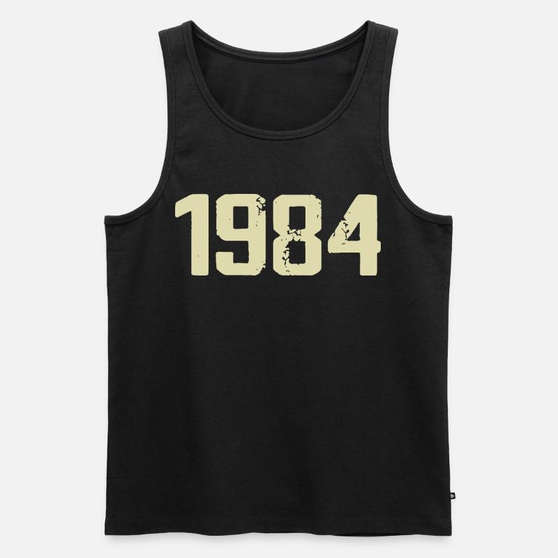 Jubilee 1984 - Men's Premium Organic Tank Top - black