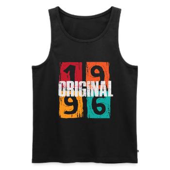 Original 1996 - Men's Premium Organic Tank Top - black - Front - Michal (187cm)