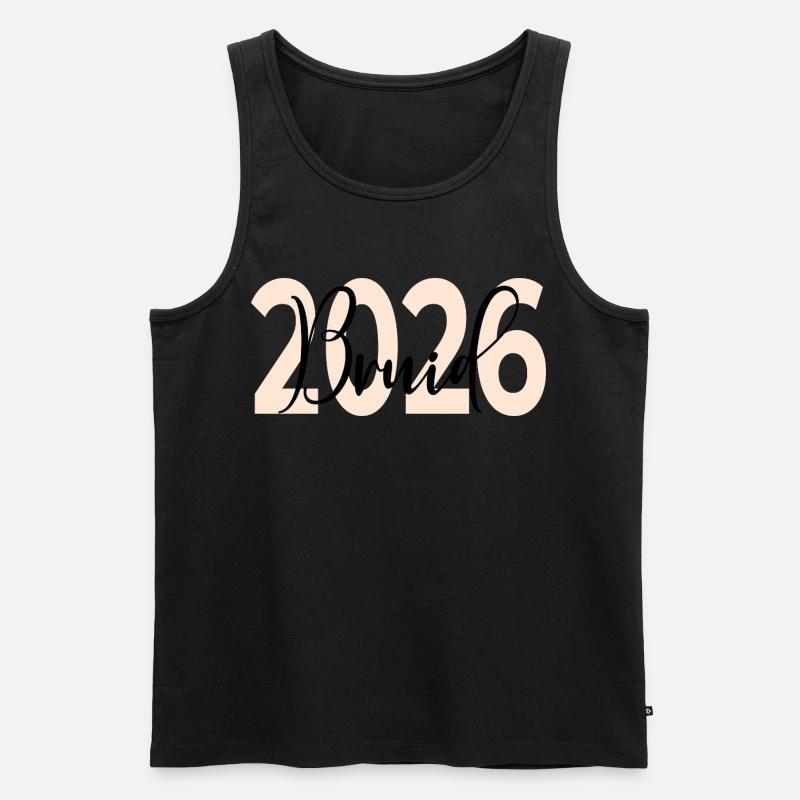 Bruiloft Bruid 2026 - Männer Premium Bio Tank Top - Schwarz