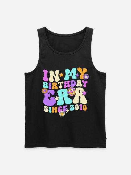 16th Birthday Retro Gift Idea - Men's Premium Organic Tank Top - black