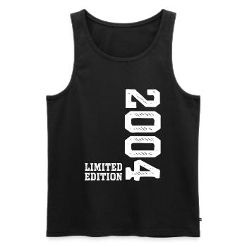22nd Birthday 2004 Limited Edition Young Girls - Men's Premium Organic Tank Top - black - Front - Michal (187cm)
