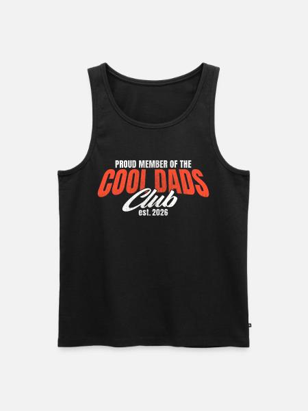 Cool Dads Club - Dad 2026 Gift - Men's Premium Organic Tank Top - black