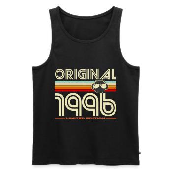Original 1996 Edition Retro - Men's Premium Organic Tank Top - black - Front - Michal (187cm)