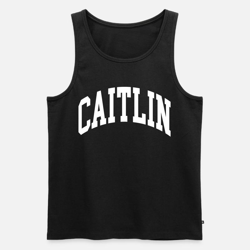 Caitlin - Männer Premium Bio Tank Top - Schwarz