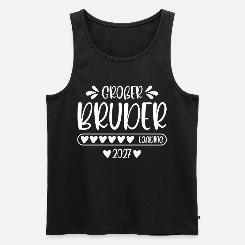 Großer Bruder 2027 loading - Männer Premium Bio Tank Top - Schwarz