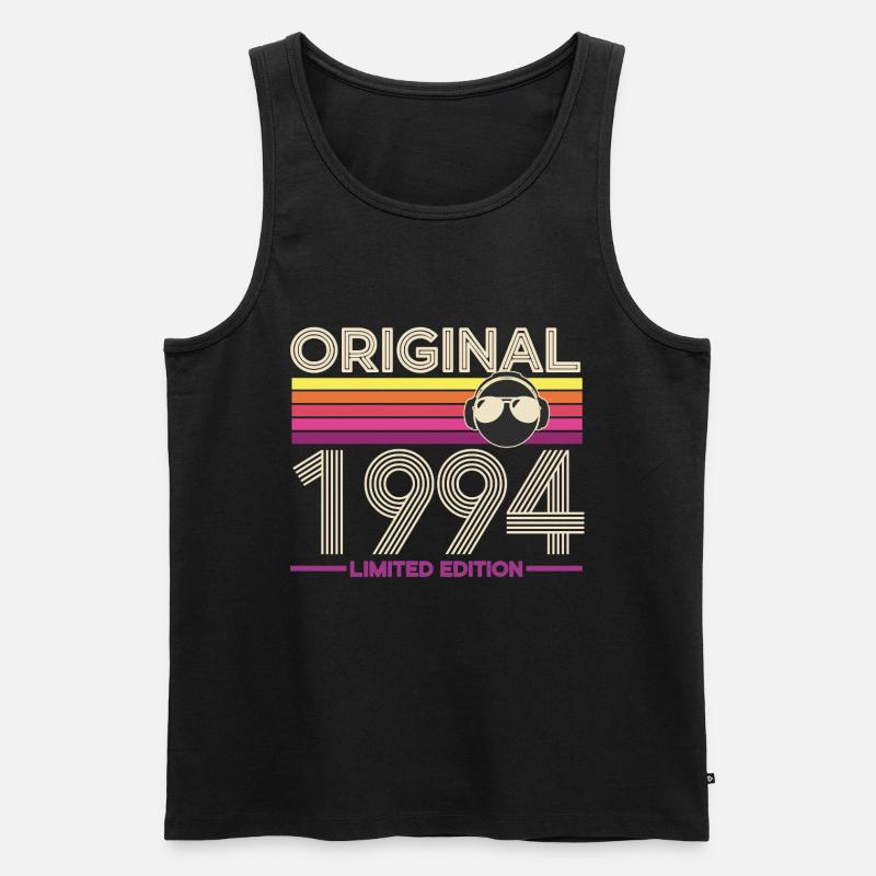 Originale Retro-Edition von 1994 - Männer Premium Bio Tank Top - Schwarz