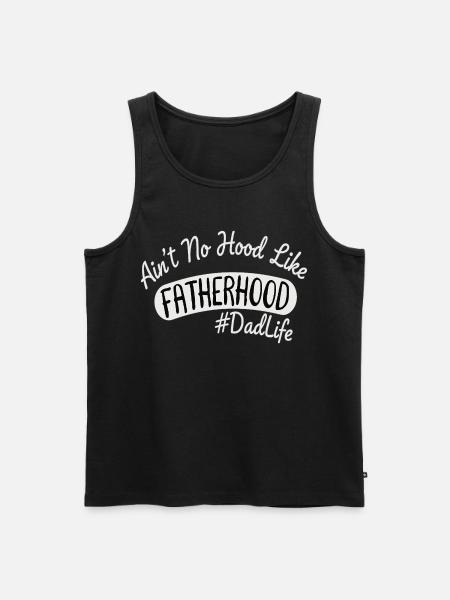 Vater Spruch DadLife Fatherhood - Men's Premium Organic Tank Top - black