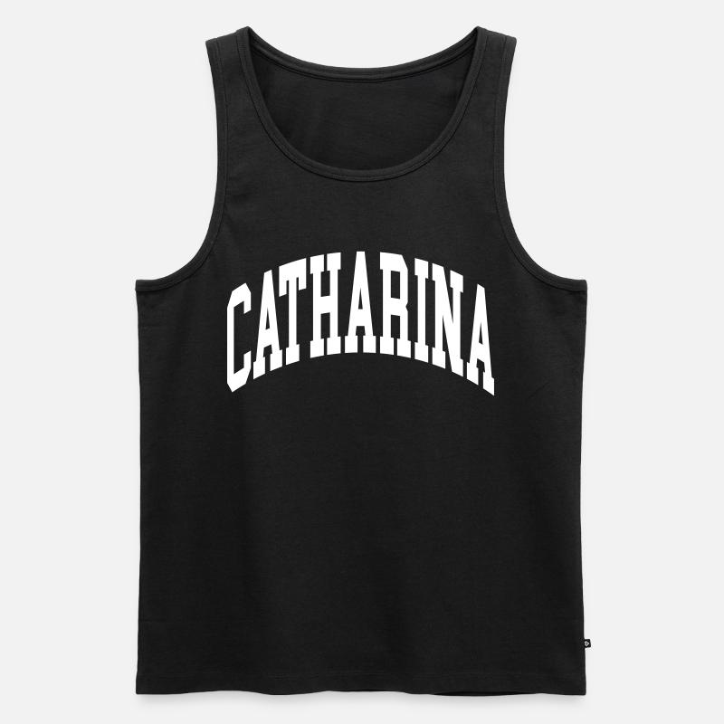 Catharina - Männer Premium Bio Tank Top - Schwarz