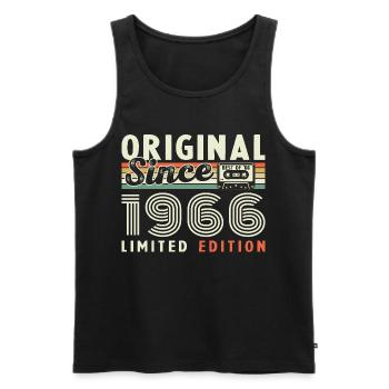 1966 Vintage Retro Geburtstagsgeschenk - Männer Premium Bio Tank Top - Schwarz - Vorne - Michal (187cm)