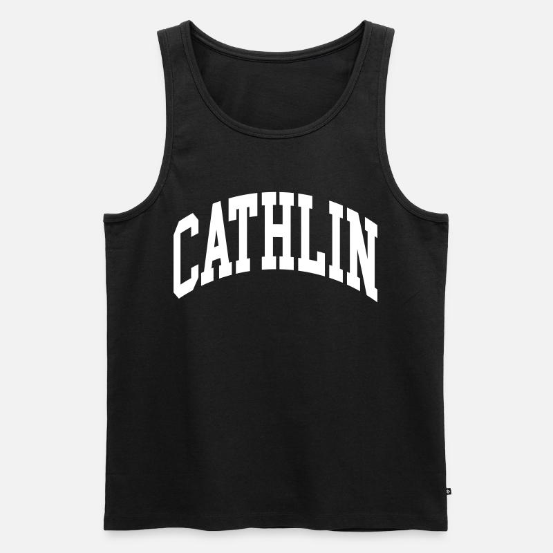Cathlin - Männer Premium Bio Tank Top - Schwarz
