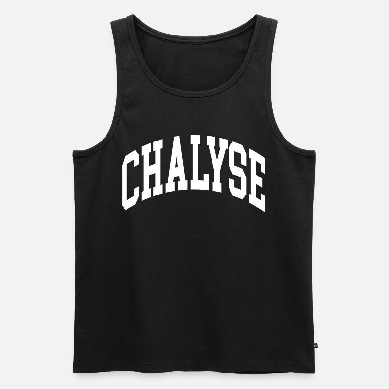 Chalyse - Männer Premium Bio Tank Top - Schwarz