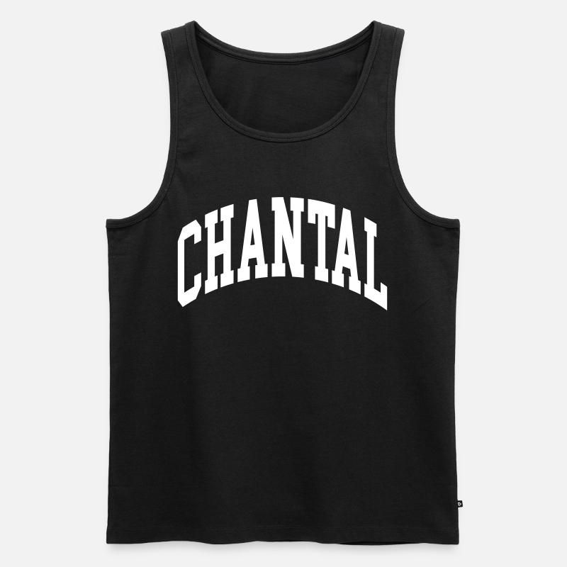Chantal - Männer Premium Bio Tank Top - Schwarz