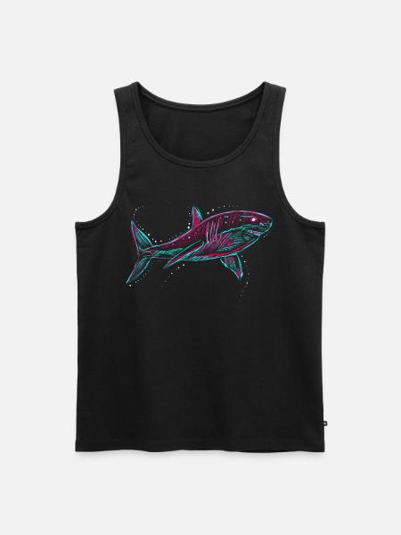 Neo Shark - Débardeur bio Premium Homme - noir