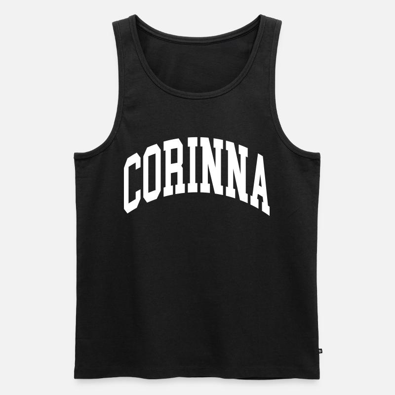 Corinna - Männer Premium Bio Tank Top - Schwarz