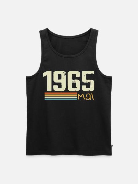 Mai 1965 - Débardeur bio Premium Homme - noir