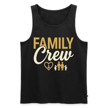 Famille Équipe Famille Parents Enfants - Débardeur bio Premium Homme - noir - Devant - Michal (187cm)