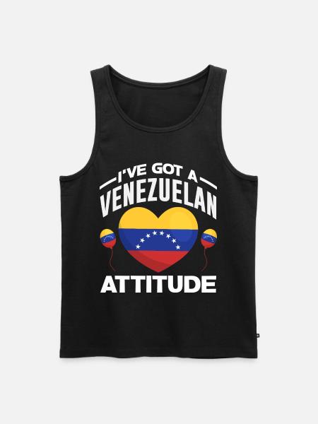 Venezuela Flag Pride & Home Venezuela - Men's Premium Organic Tank Top - black