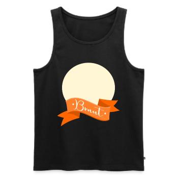Braut Schleife - Männer Premium Bio Tank Top - Schwarz - Vorne - Michal (187cm)