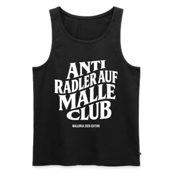 Malle 2026 Anti Radler auf Malle Club 2026 - Männer Premium Bio Tank Top - Schwarz - Vorne - Michal (187cm)