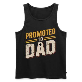 Papa cool Fête des pères Humour paternel - Débardeur bio Premium Homme - noir - Devant - Michal (187cm)