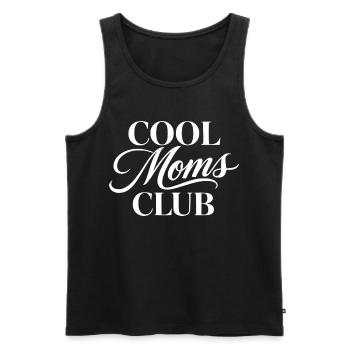Cool Moms Club Muttertag - Männer Premium Bio Tank Top - Schwarz - Vorne - Michal (187cm)