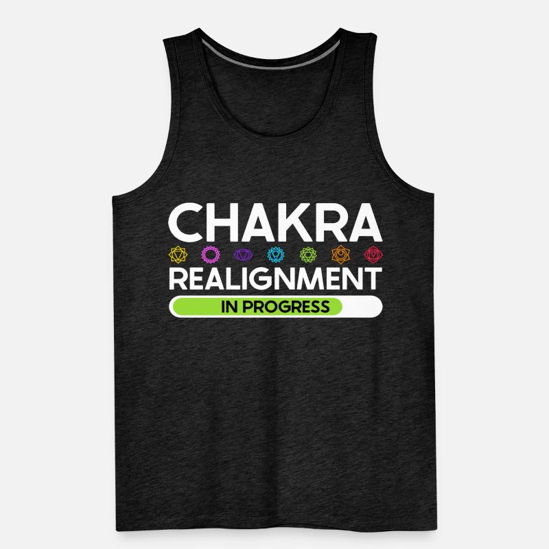 Chakra Alignment - Energy in Flow Men's Premium Organic Tank Top