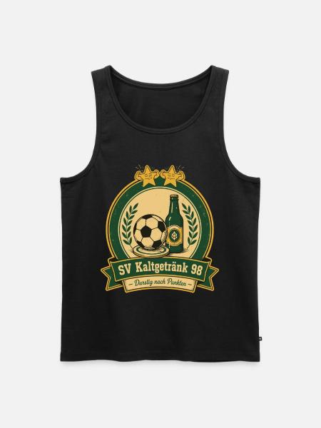 SV Kaltgetränk 98 - Männer Premium Bio Tank Top - Schwarz