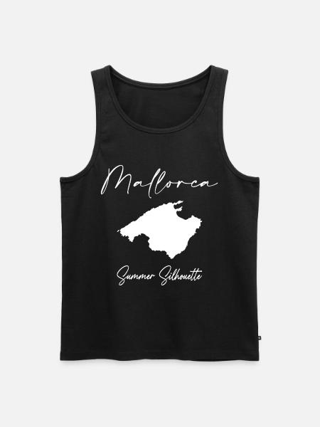 Majorca - Men's Premium Organic Tank Top - black