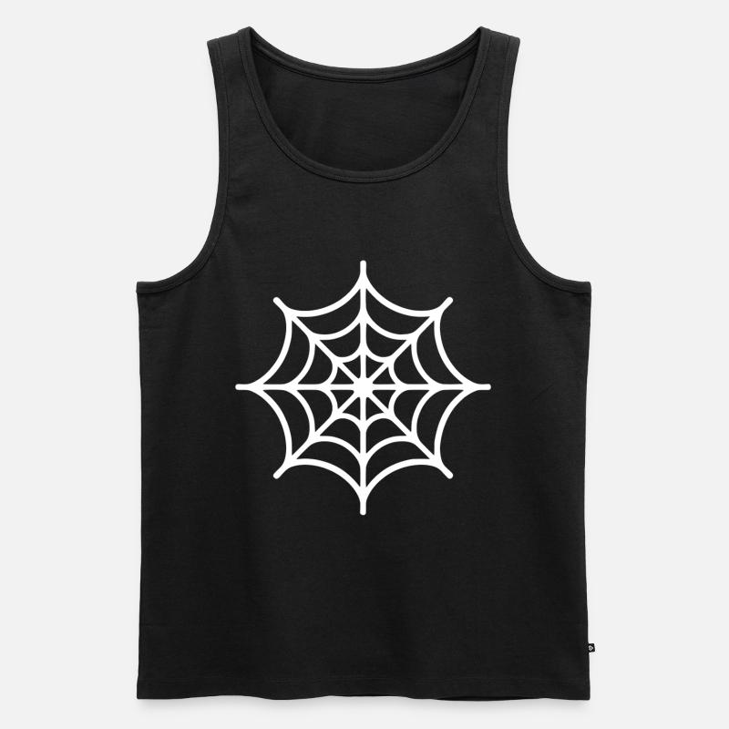 Spider Web Spider - Men's Premium Organic Tank Top - black