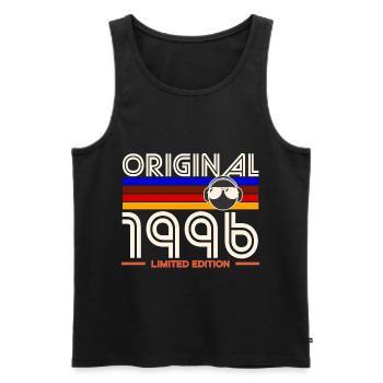 Original 1996 Edition limitée - Débardeur bio Premium Homme - noir - Devant - Michal (187cm)