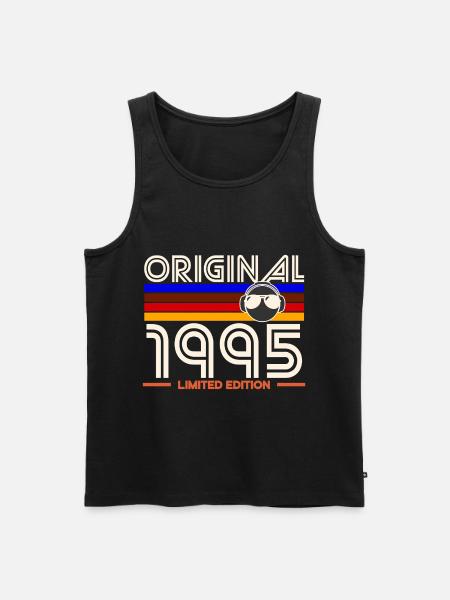 Original 1995 Limited Edition - Men's Premium Organic Tank Top - black