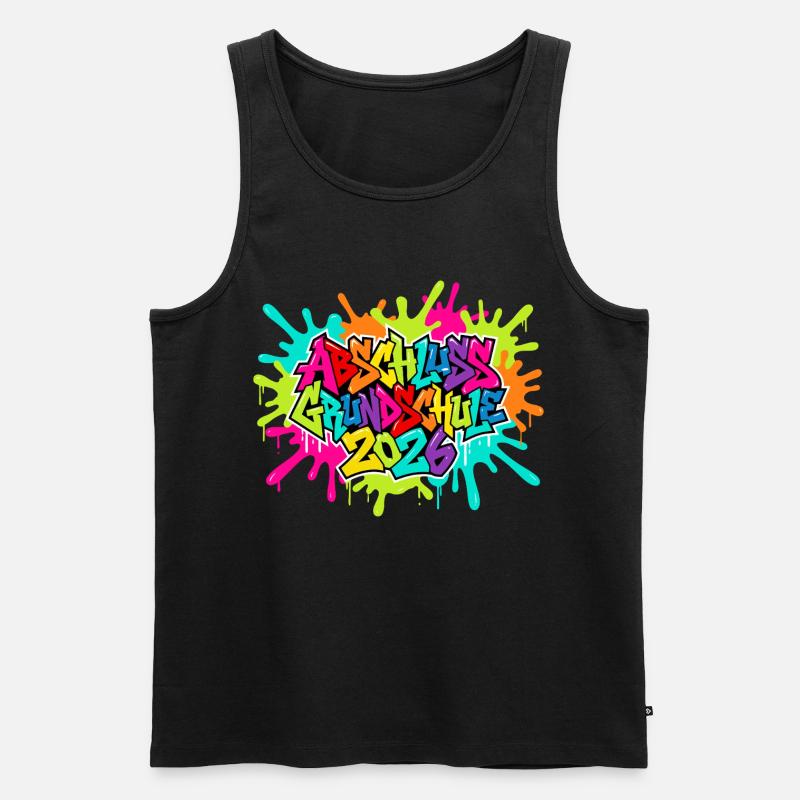 Grundschule Abschluss 2026 - Männer Premium Bio Tank Top - Schwarz
