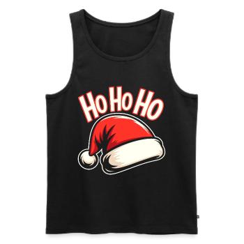 Xmas Santa Design - Männer Premium Bio Tank Top - Schwarz - Vorne - Michal (187cm)