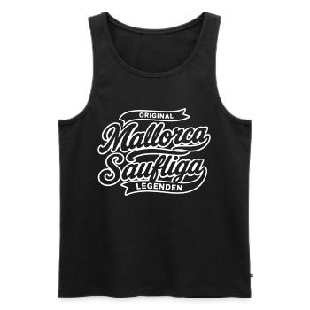 Malle 2026 Mallorca Saufliga Legenden - Männer Premium Bio Tank Top - Schwarz - Vorne - Michal (187cm)