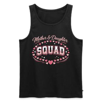 Mother & Daughter Squad | Cadeau Complices Rose - Débardeur bio Premium Homme - noir - Devant - AI Model Male 178 light (178cm)