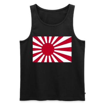 Japan Nippon Nihon JAPANISCHE Asia Sport FAN - Männer Premium Bio Tank Top - Schwarz - Vorne - AI Model Male 178 light (178cm)