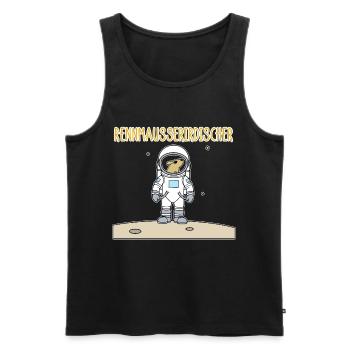 Rennmaus Wortwitz lustige Tiere zweideutig Sci-Fi - Männer Premium Bio Tank Top - Schwarz - Vorne - AI Model Male 178 light (178cm)