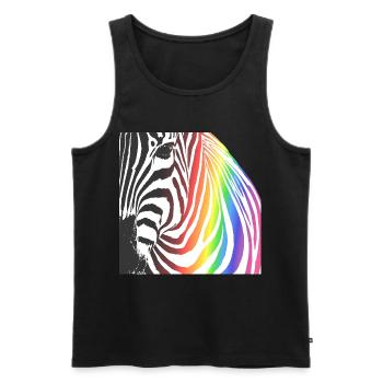 Born to Stand Out - Männer Premium Bio Tank Top - Schwarz - Vorne - Michal (187cm)