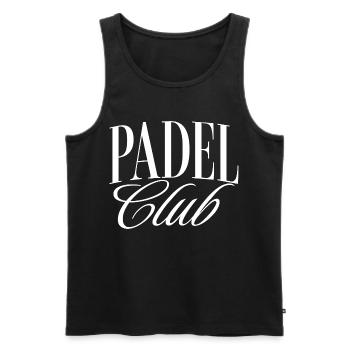 Paddle tennis - Men's Premium Organic Tank Top - black - Front - Michal (187cm)