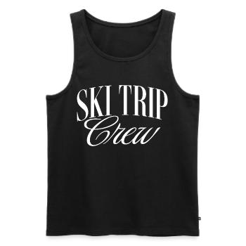 Ski trip - Men's Premium Organic Tank Top - black - Front - Michal (187cm)