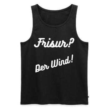 Heimatliebe Nord/coiffure ? - Débardeur bio Premium Homme - noir - Devant - Michal (187cm)