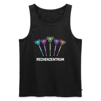 Rechenzentrum Gärtner Garten Gartenarbeit - Männer Premium Bio Tank Top - Schwarz - Vorne - Michal (187cm)